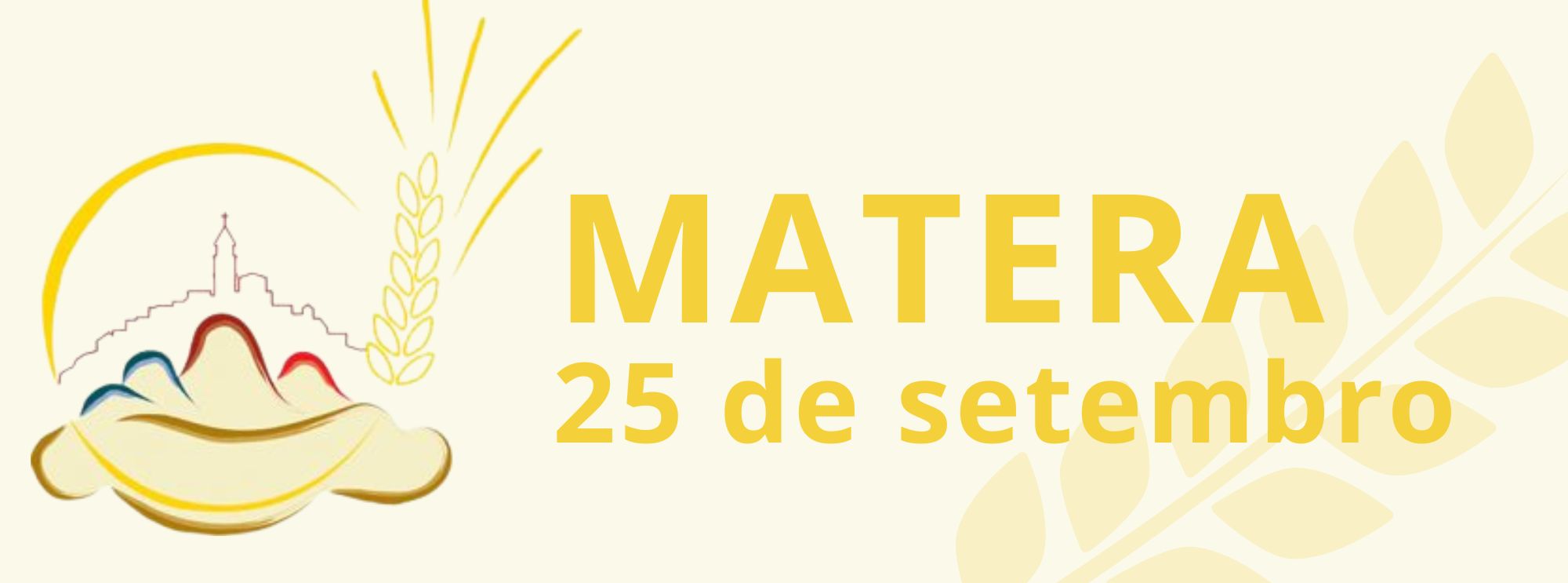 Visita Pastoral do Santo Padre a Matera para a conclusão do 27° Congresso Eucarístico Nacional (25 de setembro de 2022)